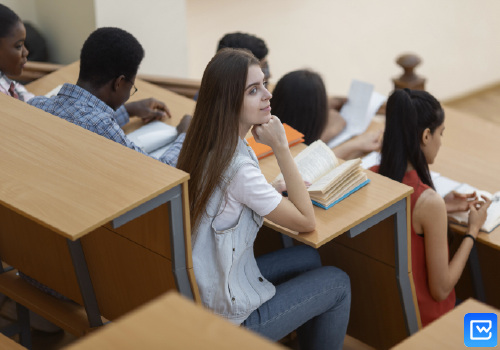 Estudiantes en clases 