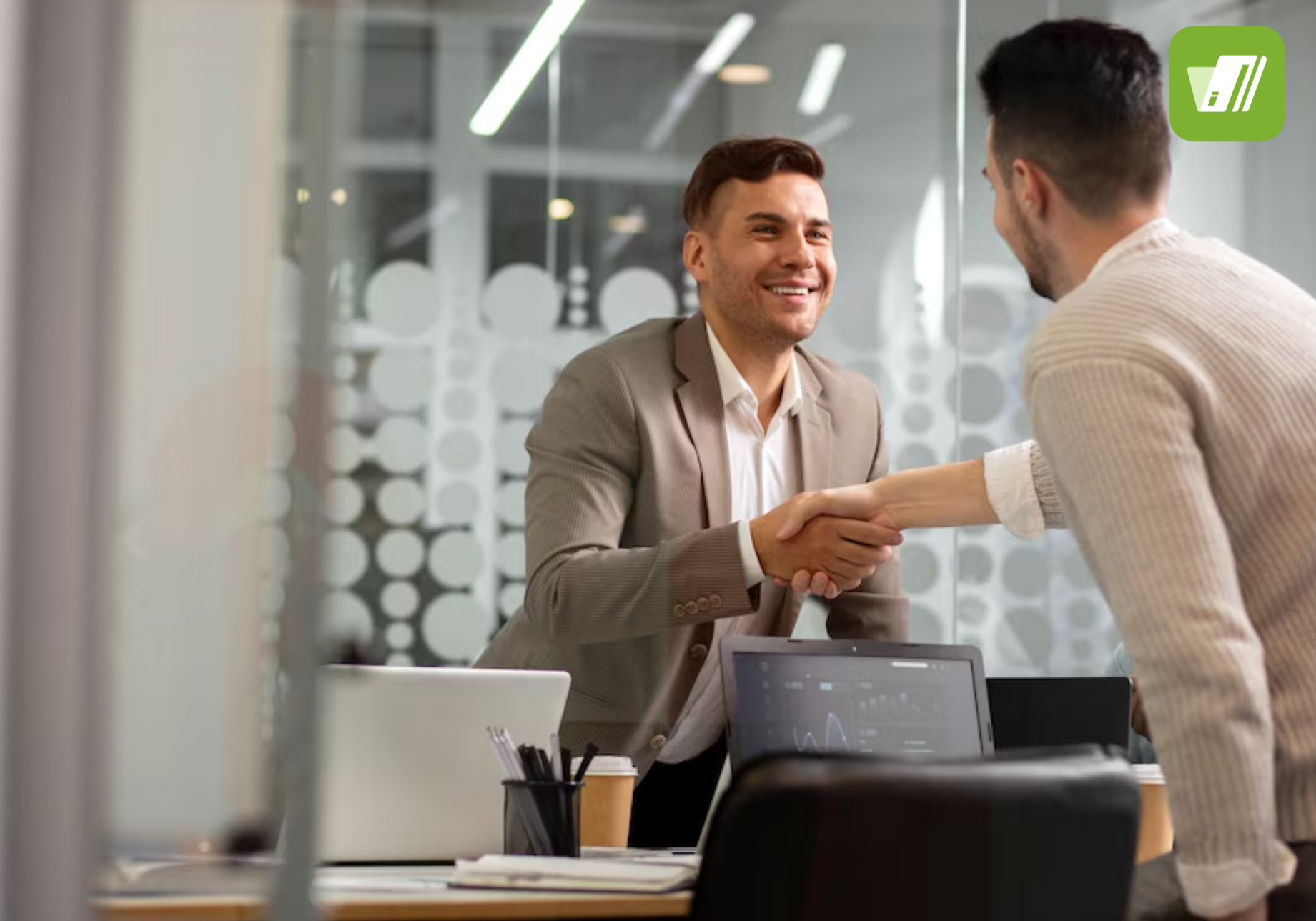 Persona contratada en un trabajo 