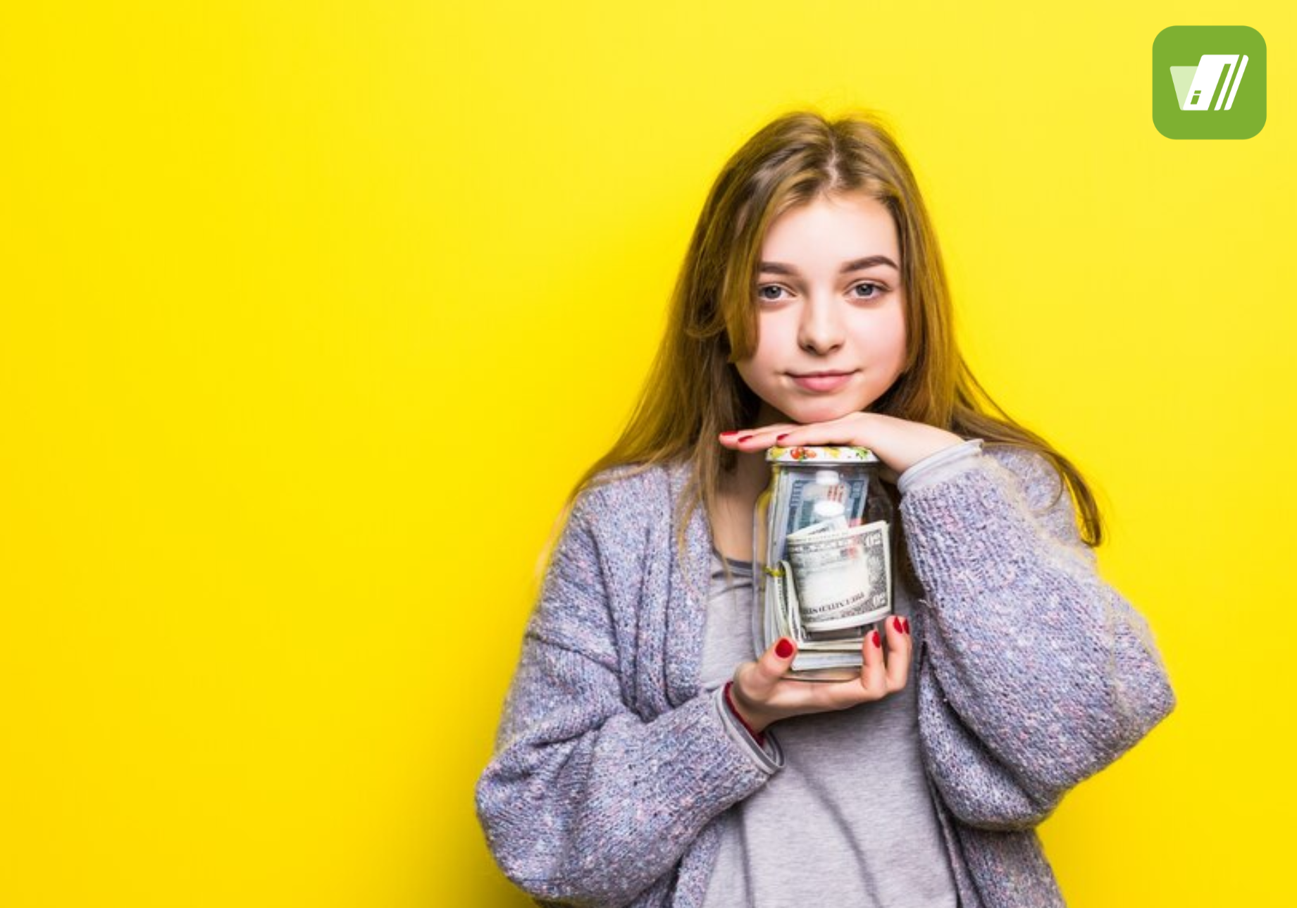 Joven con ahorro financiero